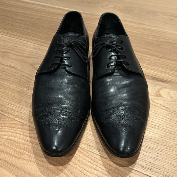 Men’s Black Louis Vuitton loafers lace up, size 11 - Picture 2 of 6